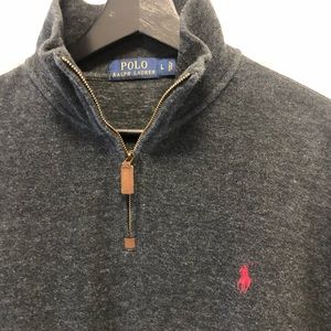 Polo by Ralph Lauren 1/4 zip Sweater - L